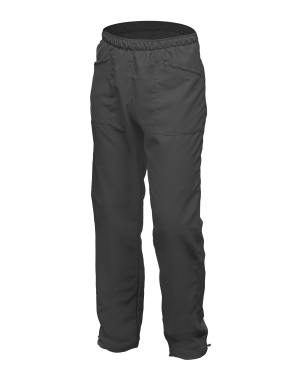 PANTALON unisex antracita bolsillos elastico XL