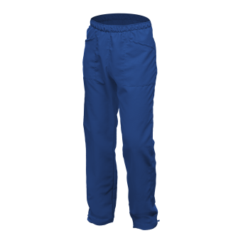 PANTALON unisex azul bolsillos elastico XS