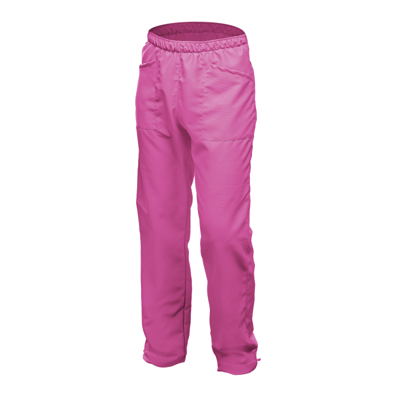 PANTALON unisex fucsia bolsillos elastico XXL