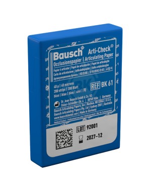 BK61 PAPEL ART. AZUL TIRAS PRECORTADAS  200u.
