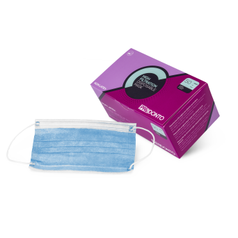 MASCARILLAS PRODONTO alta filtracion azul claro 50 ud