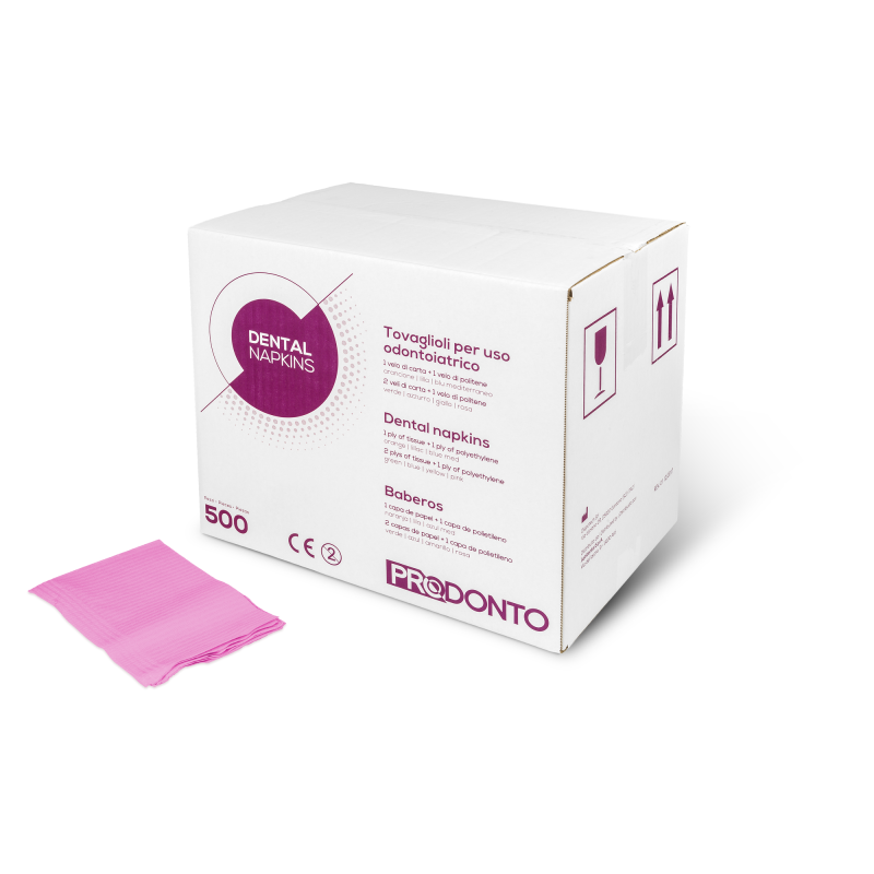 SERVILLETAS PLASTIFICADAS PRODONTO lila 500 ud
