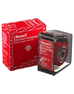 BK16 PAP.ART. ARTI-CHECK ROLLO 22mm. ROJO 40h 10m.