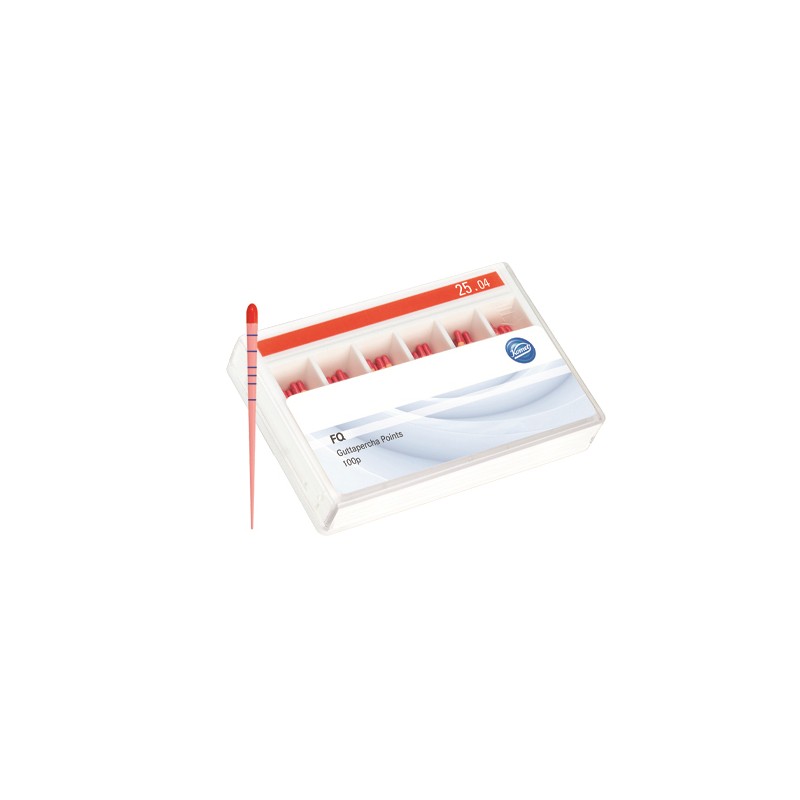 PUNTAS GUTAPERCHA FQ KOMET GPFQ06.000.030.K0 100 ud