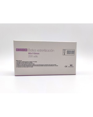 BOLSAS ESTERILIZAR KDM 6x11 cm 200 ud