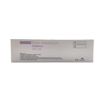 BOLSAS ESTERILIZAR KDM 7x26 cm 200 ud