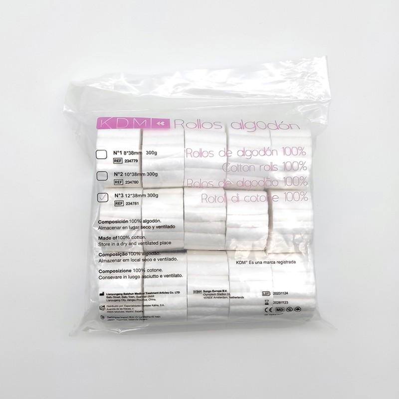 ROLLOS ALGODON KDM no esteriles N3 300 g