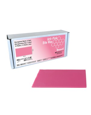 ARTI-PINK BAUSCH cera de mordida rectangular 80 x 150mm 12 u
