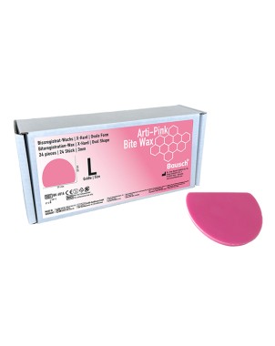 ARTI-PINK BAUSCH cera de mordida ovalada L 12 ud 