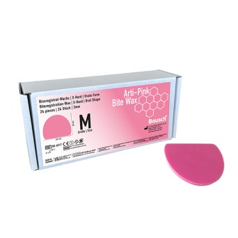 ARTI-PINK BAUSCH cera de mordida ovalada M 12 ud 