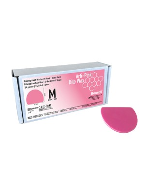 ARTI-PINK BAUSCH cera de mordida ovalada M 12 ud 