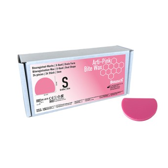 ARTI-PINK BAUSCH cera de mordida ovalada S 12 ud 