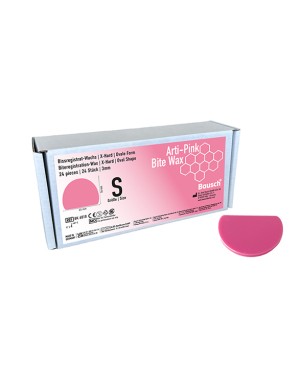 ARTI-PINK BAUSCH cera de mordida ovalada S 12 ud 