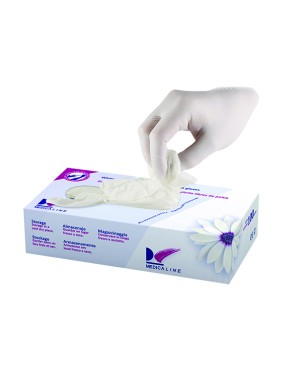 GUANTES NITRILO S/P BLANCO MED. 100u