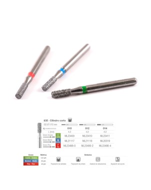 835C-010 FRESA FG DIAMANTE FIG 107 GRUESO 5 U.