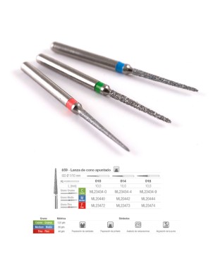 859C-010 FRESA FG DIAMANTE FIG 166 GRUESO 5 U.
