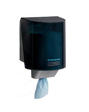 DISPENSADOR BOBINA SECA MANOS NEGRO