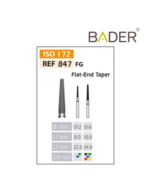 Fresas Diamante FG ISO 847-314-534-016 Verde Bader