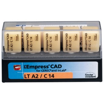 IPS EMPRESS CAD cerec/inlab LT B2 C14 5 ud