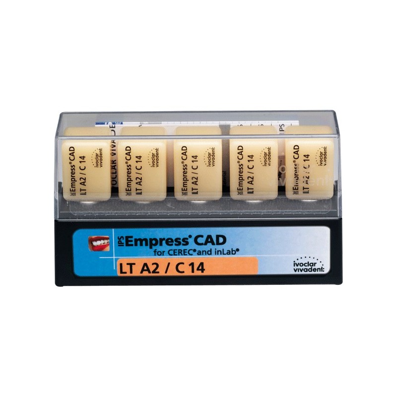 IPS EMPRESS CAD cerec/inlab LT B2 C14 5 ud