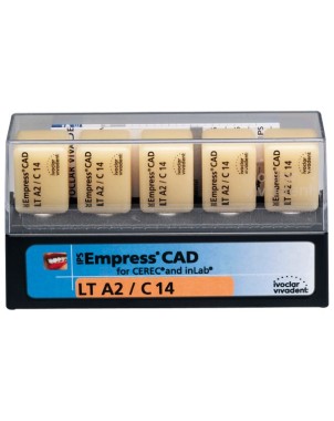 IPS EMPRESS CAD cerec/inlab LT B2 C14 5 ud