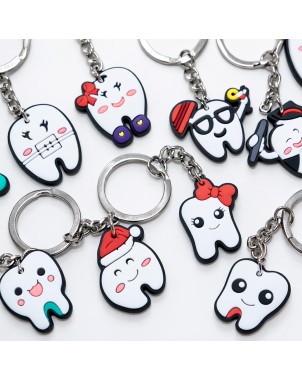 Dental Emoji Key Chain Bader