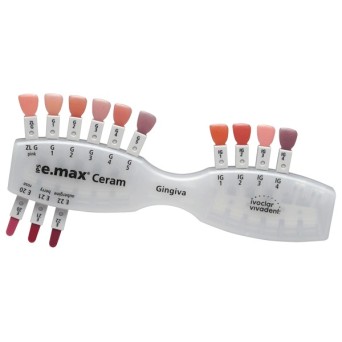 IPS EMAX CERAM gingiva shade guide