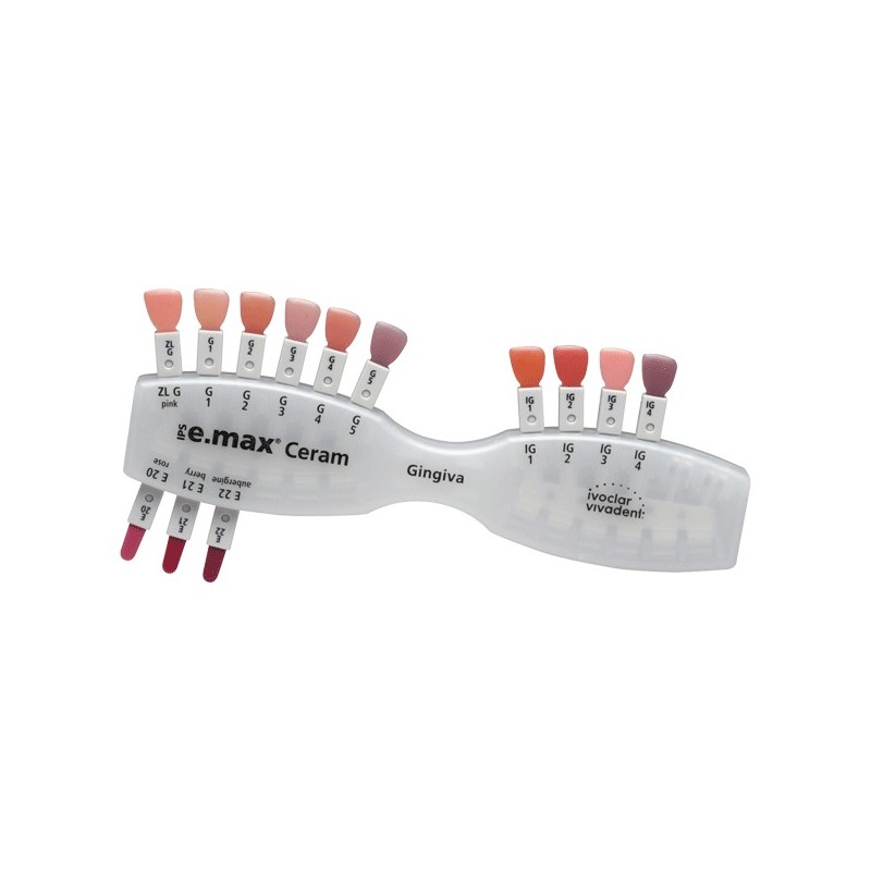 IPS EMAX CERAM gingiva shade guide
