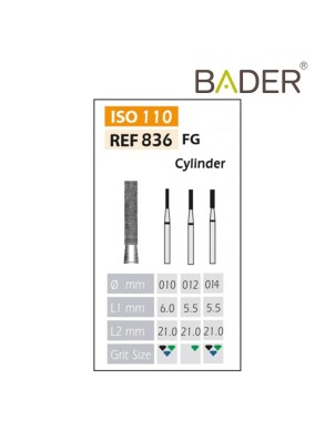 Fresas Diamante FG ISO 836-314-534-014 Verde Bader