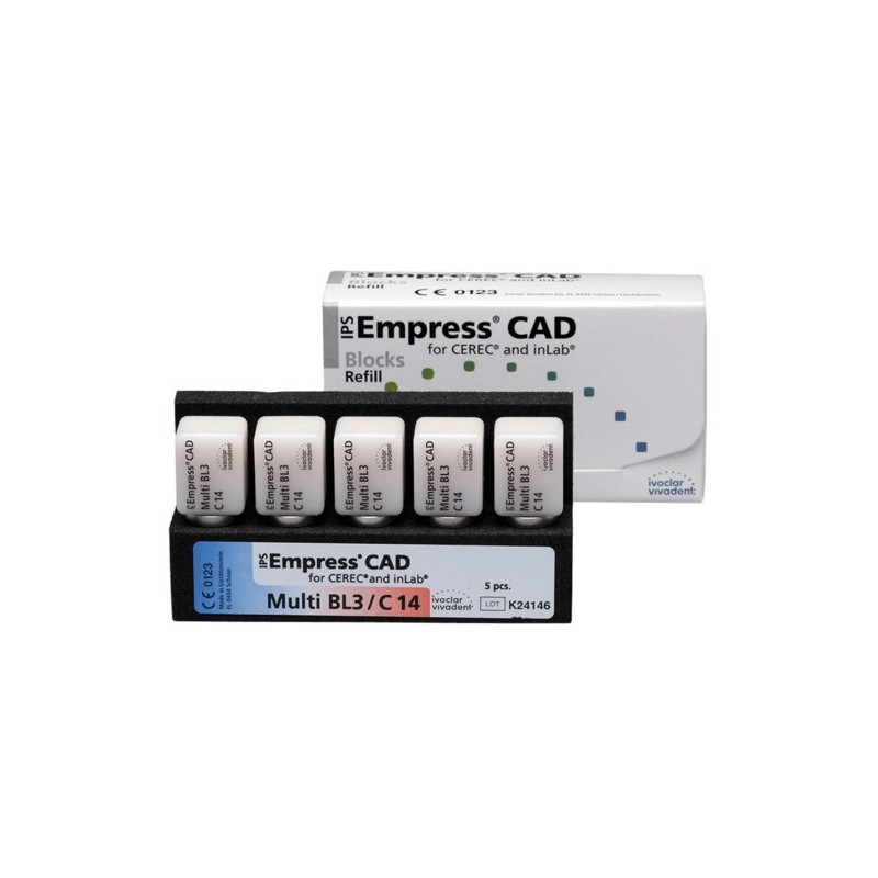 EMPRESS CAD cerec/inlab multi bleach BL3 C14 5 ud