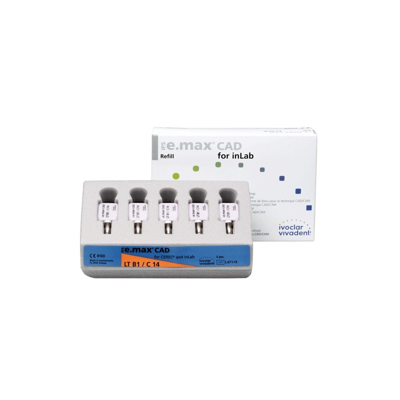 IPS EMAX CAD cerec/inlab LT C4 C14 5 ud