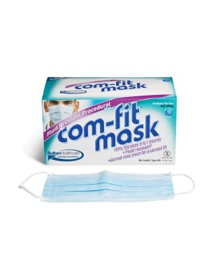 COM-FIT mascarilla resistente a fluidos 50 ud