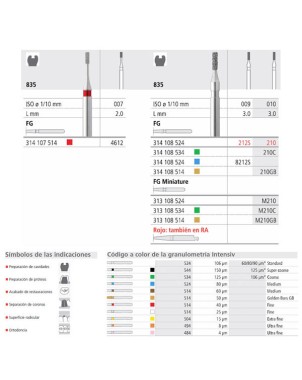 FG 8212S/6 835-009 FG DIAM. MEDIO 6U.