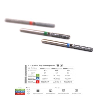 837C-012 FRESA FG DIAMANTE FIG 111 GRUESO 5 U.