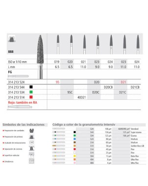 FG 40D21/6 888-021 FG DIAM. FINO 6U.