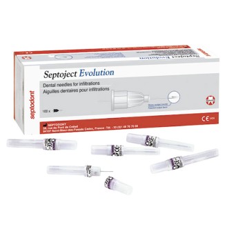 AGUJAS SEPTOJECT EVOLUTION 30G 09 0,3x09mm 100u.