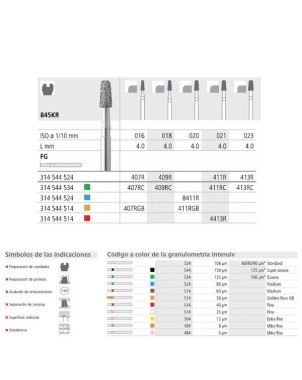 FG 407R/6  845KR-016 FG DIAM. MEDIO 6U.
