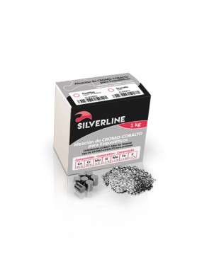 ALEACION CROMO COBALTO PARA ESQUELETICOS 1Kg.