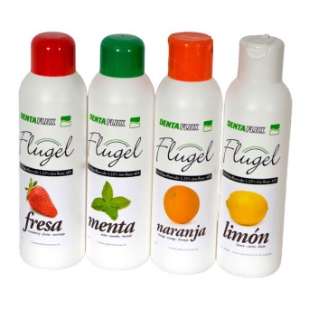 FLUGEL FLUOR SABOR FRESA 1L.