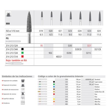 FG 40D21/6 888-021 FG DIAM. FINO 6U.