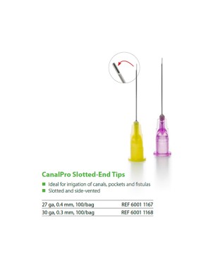 CANAL PRO PUNTAS SLOTTED-END 30GA 100u.