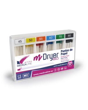 m-Dryer PUNTAS PAPEL PTA.COLOR N.25 200u.