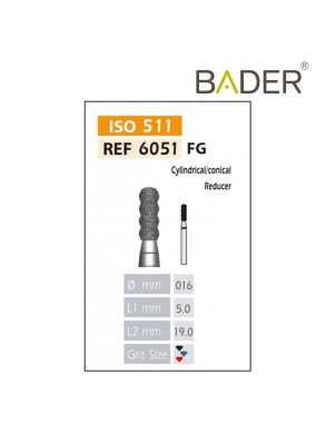 Fresas Diamante FG ISO 651-314-544-016 Negro Bader