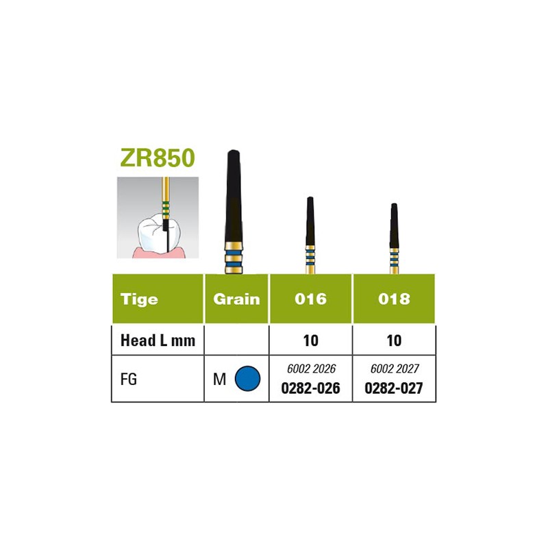 G850Z-314-018-010-M FG DIAMANTE ZIRCONIO 5u.