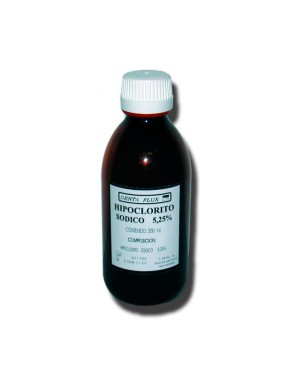 HIPOCLORITO SODICO 5,25% 250ml.