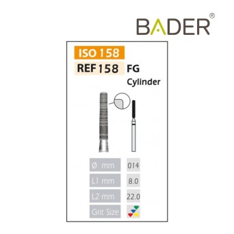 Fresas Diamante FG ISO 158-314-534-014 Verde Bader