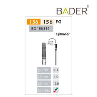 Fresas Diamante  FG ISO 156-314-534-014 Verde Bader