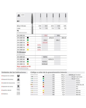 FG 205L/6  861-012 FG DIAM. MEDIO 6U.