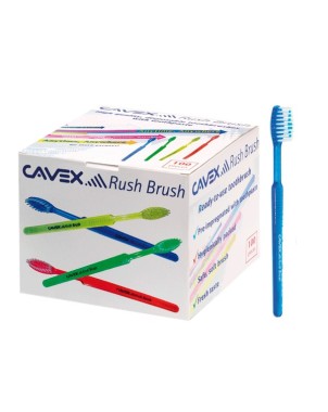 CEPILLO MANUAL RUSH CAVEX desechable 100 ud