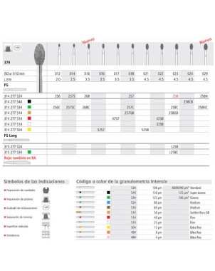FG 3258/6 379-021 FG DIAM. FINO 6U.